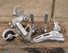 Shimano 600 Arabesque Desviador Conjunto de Câmbio Tubo Traseiro Frontal Vintage Eroica comprar usado  Enviando para Brazil