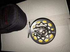 Carretel de pesca com mosca Redington Ace - 5/6 - Prata com nova linha Elite Rio Gold Fly comprar usado  Enviando para Brazil