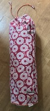 Tapete de ioga floral vermelho Chattra bolsa de ginástica bolso alça de ombro travesseiro comprar usado  Enviando para Brazil