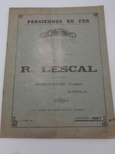 Catalogue persiennes fer d'occasion  Vesoul