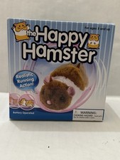 Hamster de pelúcia Happy Hamster operado por bateria com bola rolante caixa aberta não testada, usado comprar usado  Enviando para Brazil