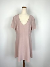 Vestido Feminino Basco 14 Blush Rosa Manga Curta Skatista Flowy Festa Escritório Formal, usado comprar usado  Enviando para Brazil