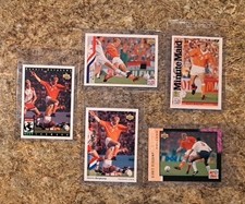 (5) Dennis Bergkamp 1993 Upper Deck cartão de novato RC 1994 Copa do Mundo Holanda comprar usado  Enviando para Brazil