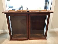 Walnut display cabinet for sale  UK
