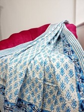 Usado, Colcha kantha de algodão com estampa de bloco indiano colcha tamanho King comprar usado  Enviando para Brazil