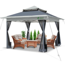 Vounotâ gazebo 3.6x3.6m usato  Roccagloriosa