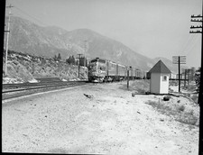 Negativo original ATSF #303C EMD F7A Santa Fe Cajon CA 1972 ação de passageiros, usado comprar usado  Enviando para Brazil