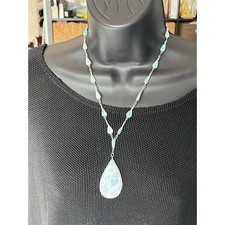 925 silver larimar for sale  Wheeling