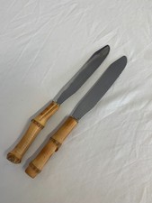 Lot couteaux bambou d'occasion  Le Péage-de-Roussillon