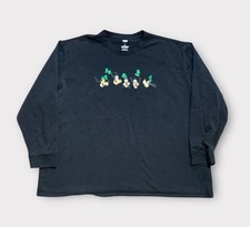 Camiseta Levi’s x Mickey & Friends Pateta Manga Longa Adulto Tamanho 2XL Preta comprar usado  Enviando para Brazil