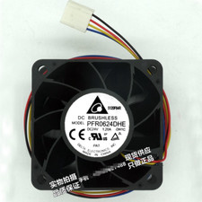 Ventilador de refrigeração violento Delta PFR0624DHE 24V 1.20A 6CM 6038 60mm 4 fios 4 pinos comprar usado  Enviando para Brazil