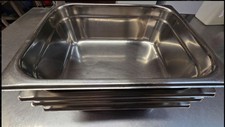 Stainless steel gastronorm for sale  LONDON