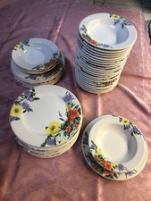 Geschirrset tellerset blumenmu gebraucht kaufen  Wedemark