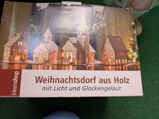 Weihnachtsdorf holz licht gebraucht kaufen  Bergkamen