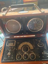Vintage radio wooden for sale  LLANIDLOES