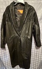 Black leather duster for sale  El Reno