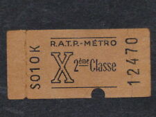 Collections ticket metro d'occasion  Fontenay-sous-Bois
