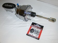 Usado, 7" Cromo Street Rod Dual Power Brake Booster + Wilwood Retorno Cilindro Mestre comprar usado  Enviando para Brazil