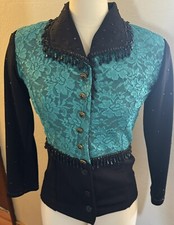 Black teal lace for sale  Middleton