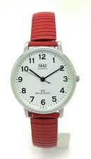 Relógio feminino Q&Q QQ pequeno estojo fino grandes números pulseira elástica elástica moda comprar usado  Enviando para Brazil