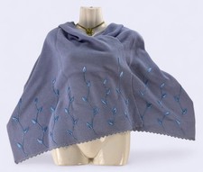 Xale de malha azul floral vintage anos 90 anos 2000 Y2K encolher os ombros romântico  comprar usado Xale de malha azul floral vintage anos 90 anos 2000 Y2K encolher os ombros romântico  comprar usado  Enviando para Brazil