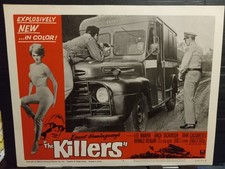 Lobby Card 1964 THE KILLERS J Cassavetes assalto a carro blindado Hemingway noir comprar usado  Enviando para Brazil