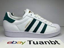 Tênis Adidas Superstar Clamshell Masculino Couro Branco/Verde Peludo H00190 comprar usado  Enviando para Brazil