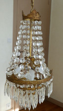 Lustre forme montgolfière d'occasion  Pont-l'Abbé