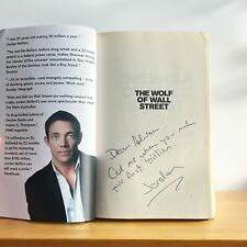 O Lobo de Wall Street por Jordan Belfort (Paperback, 2009) 2ª Edição Assinada comprar usado  Enviando para Brazil