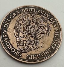 Moeda de um centavo The Sugar Skull Hobo níquel Reino Unido comprar usado  Enviando para Brazil