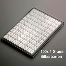100x gramm silberbarren gebraucht kaufen  Berlin