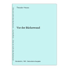 Bücherwand heuss theodor gebraucht kaufen  Grasellenbach