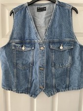Ladies denim waistcoat for sale  SHEPPERTON