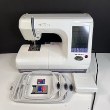 Janome Memory Craft 10000 Máquina de Bordar de Costura Computadorizada com Pedal FUNCIONA comprar usado  Enviando para Brazil