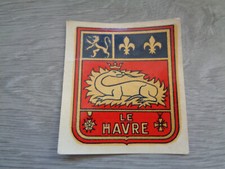 Ancien decalcomanie blason d'occasion  Fécamp