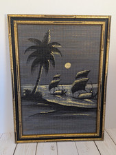 Vintage asian painted for sale  Massillon