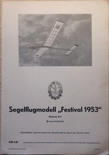 Bauplan segelflugmodell festiv gebraucht kaufen  Rostock