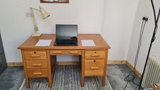 Vintage oak desk. for sale  BIRMINGHAM