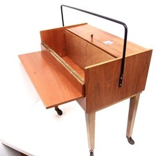 Nähkasten teak holz gebraucht kaufen  Marl