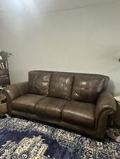 Brown leather couch for sale  Smyrna