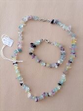 Collana fluorite braccialetto usato  Sorso