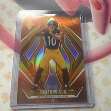 Usado, 2024-25 Panini Phoenix Roman Wilson Orange Rookie Pittsburg Steelers RC #235 comprar usado  Enviando para Brazil