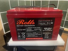 Rolls 12v 128ah for sale  WELWYN GARDEN CITY