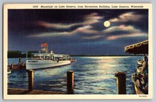 Postcard moonlight lake for sale  Versailles