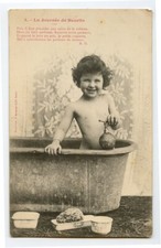 Usado, c 1903 vintage infantil banheira infantil criança criança com frasco de perfume foto cartão postal comprar usado  Enviando para Brazil