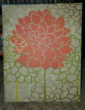 Floral canvas print for sale  Albany