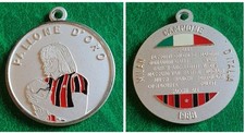 Medaglia calcio pallone usato  Capannori