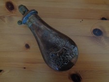 Powder flask antique for sale  COLCHESTER