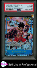 MONKEY D. LUFFY MANGA ALT ART ONE PIECE JAP OP11-A FODS 2025 118 PSA 10 comprar usado  Enviando para Brazil