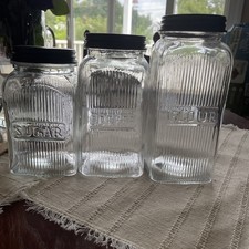Ribbed clear glass for sale  Chambersburg